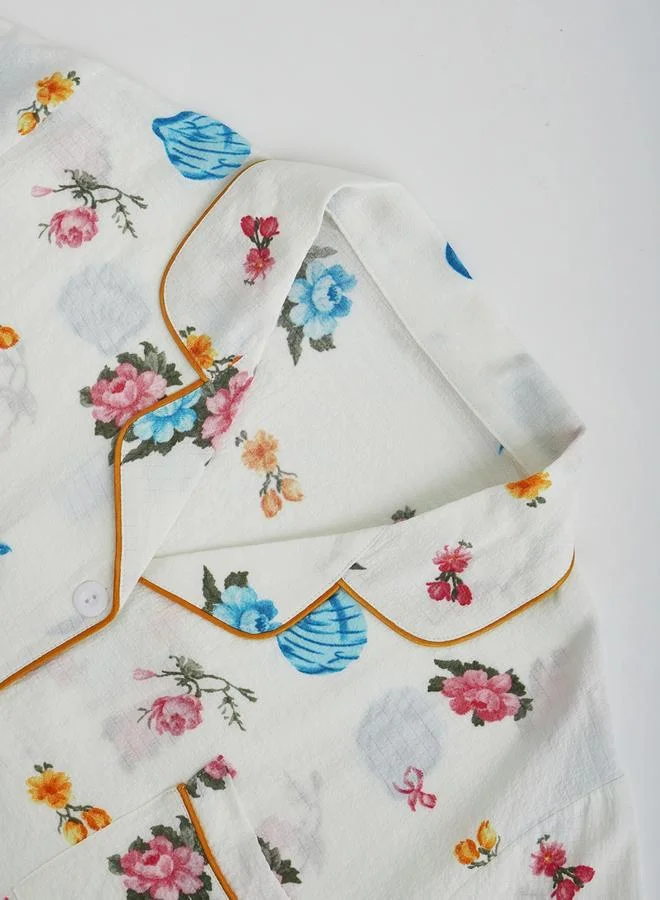 Take Two  Women Graphic Print Shirt and Pyjama Set for Women | Best Price UAE